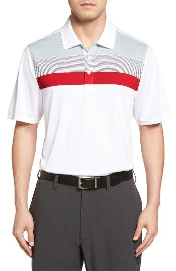 Men's Cutter & Buck Heritage Stripe Polo