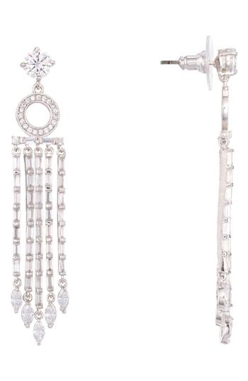 Women's Nina Baguette Fringe Chandelier Earrings