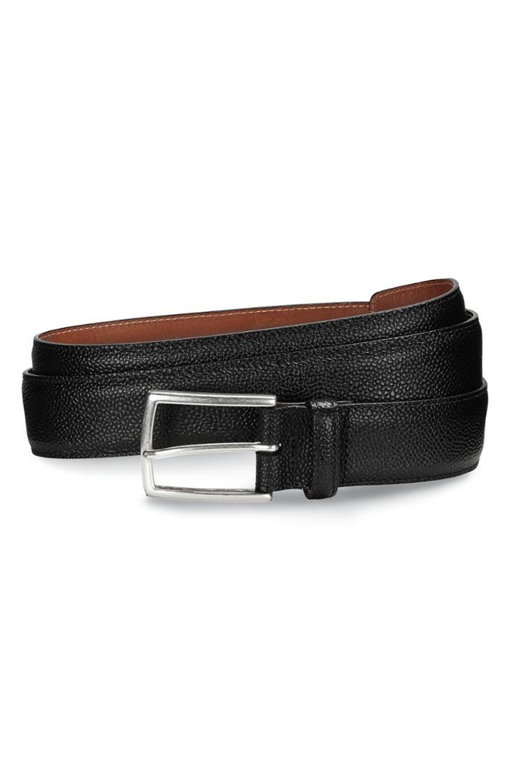 Men's Allen Edmoinds Hara Avenue Leather Belt - Black