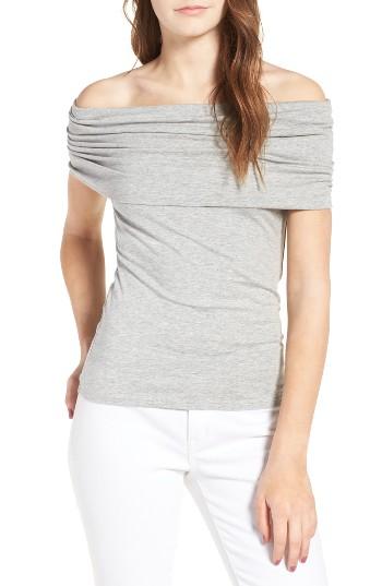 Women's Trouve Off The Shoulder Top - Grey