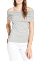Women's Trouve Off The Shoulder Top - Grey