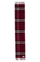 Women's Burberry Giant Check Cashmere Scarf, Size - Purple