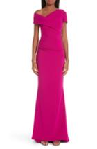 Women's Talbot Runhof Asymmetrical Evening Dress - Pink
