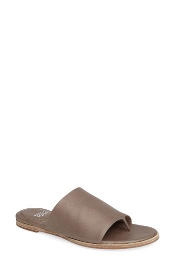 Women's Eileen Fisher 'mere' Thong Sandal M - Metallic