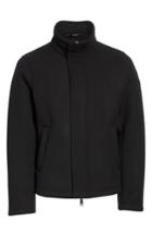 Men's Emporio Armani Broadcloth Down Jacket Us / 48 Eu R - Black