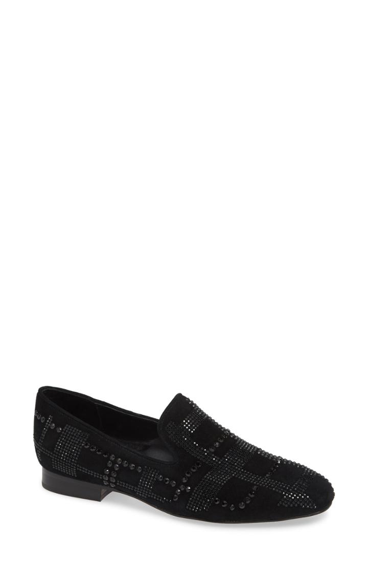 Women's Donald Pliner Loafer .5 M - Black