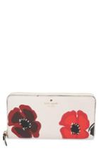 Women's Kate Spade New York Hyde Lane Poppy Michele Leather Wallet - Red
