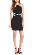 Women's Love, Nickie Lew Athletic Stripe Body-con Dress - Black