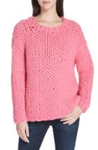 Women's Eileen Fisher Alpaca Blend Sweater, Size /x-small - Pink