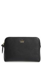 Kate Spade New York Jackson Street - Small Briley Leather Cosmetics Bag, Size - Black