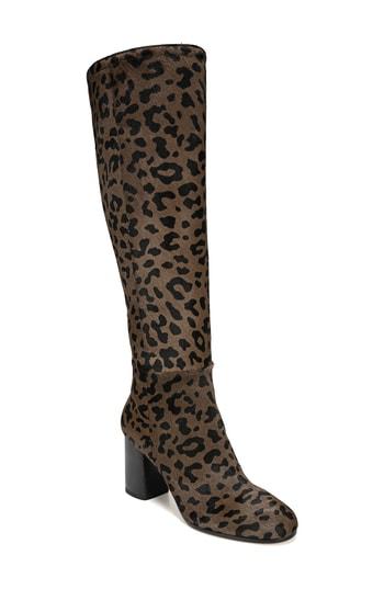 Women's Diane Von Furstenberg Reese Genuine Calf Hair Boot .5 M - Brown