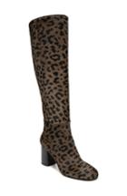 Women's Diane Von Furstenberg Reese Genuine Calf Hair Boot .5 M - Brown