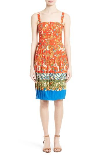 Women's Tory Burch Fernanda Border Print Dress