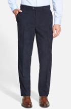 Men's Linea Naturale 'micro Air' Wrinkle Resistant Microfiber Corduroy Pants - Blue