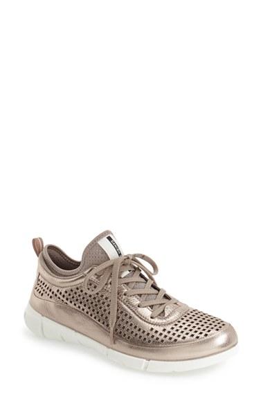 Women's Ecco 'intrinsic' Leather Sneaker -5.5us / 36eu - Grey