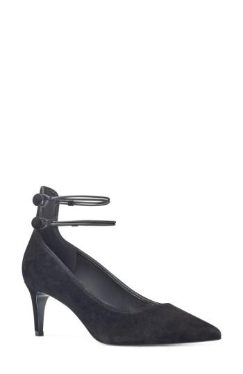 Women's Nine West Sawtelle Double Ankle Strap Pump M - Black