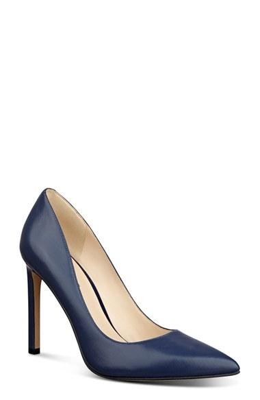 Women's Nine West 'tatiana' Pointy Toe Pump M - Blue