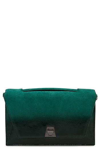 Akris Anouk City Lacquered Leather Crossbody Bag -