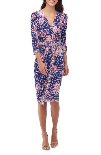 Women's Eci Floral Faux Wrap Dress