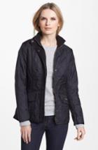 Women's Barbour 'cavalry' Quilted Jacket Us / 10 Uk - Black
