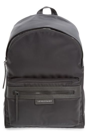 Longchamp 'le Pliage Neo' Nylon Backpack - Grey