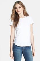 Women's James Perse Sheer Slub Crewneck Tee - White