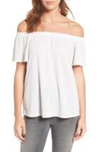 Women's Hinge Off The Shoulder Top, Size - White