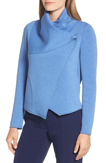 Women's Anne Klein Asymmetrical Jacket - Blue