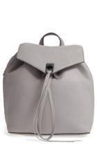 Rebecca Minkoff Medium Darren Leather Backpack - Grey