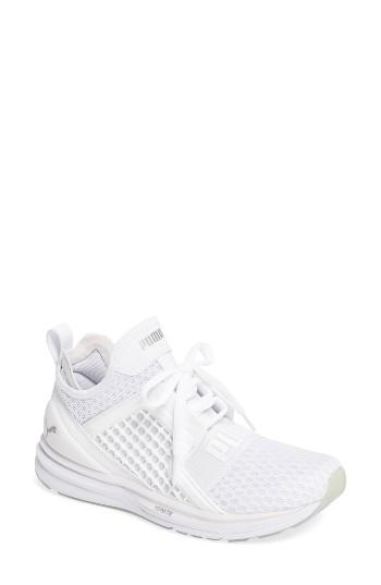 Women's Puma Ignite Limitless Running Shoe .5 M - White