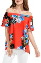 Women's Vince Camuto Havana Tropical Off The Shoulder Top