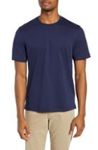 Men's Nordstrom Men's Shop Tech-smart Crewneck T-shirt, Size - Blue