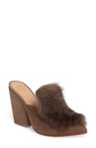 Women's Huma Blanco Marietta Genuine Alpaca Hair Mule Us / 36eu - Beige