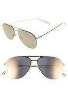 Men's Dior 59mm Aviator Sunglasses - Gold Metallic