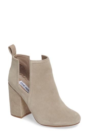 Women's Steve Madden Naomi Cutout Bootie .5 M - Black