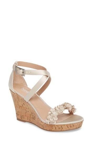 Women's Charles By Charles David Lauryn Wedge Sandal M - Ivory