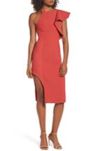 Women's C/meo Collective Infinite Asymmetrical Dress, Size - Red