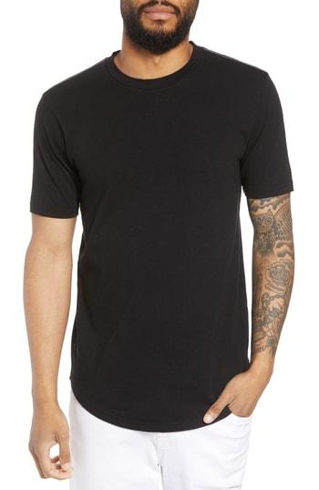 Men's Goodlife Scallop Hem Crewneck T-shirt - Black
