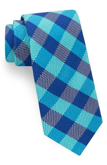Men's Ted Baker London Derby Check Silk Tie