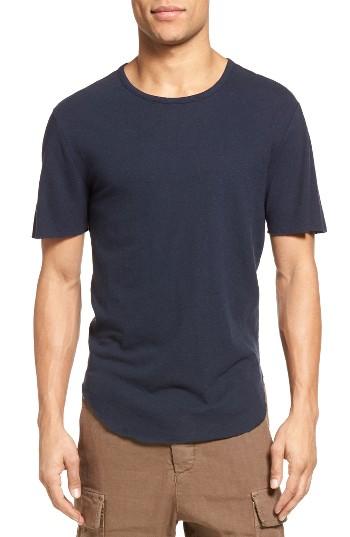 Men's Vince Raw Hem T-shirt - Blue