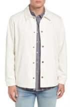 Men's Brixton Wright Water Resistant Coach's Jacket - Ivory