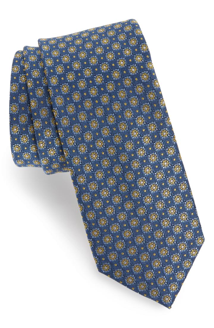 Men's The Tie Bar Homme Medallion Silk Tie