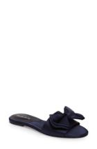 Women's Charles David Bow Slide Sandal M - Blue