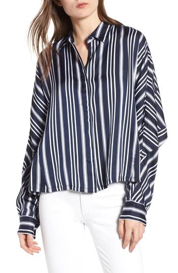 Women's Ag Acoustic Stripe Shirt - Blue