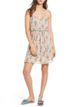 Women's Lush Floral Print Ruffle Back Blouson Dress