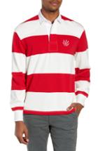 Men's Rag & Bone Fit Rugby Shirt, Size Small - Red