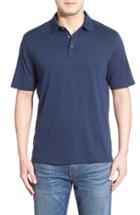Men's Tommy Bahama 'portside Player Spectator' Pima Cotton Polo, Size Small - Blue