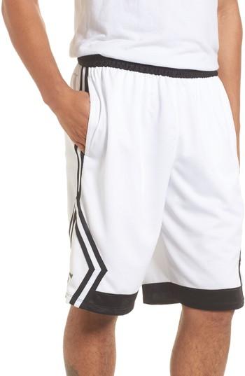 Men's Nike Jordan Sportswear Rise Diamond Shorts - White
