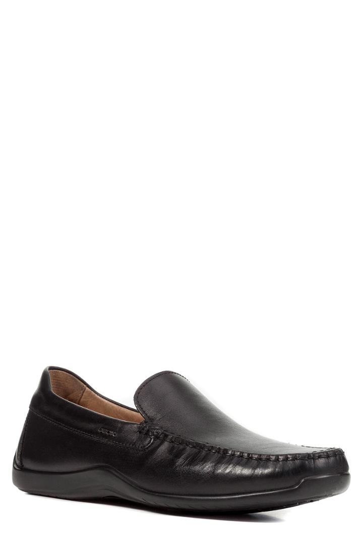 Men's Geox 'u Xense Mox' Driving Shoe Us / 44eu - Black
