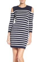 Women's Trina Turk Tango Stripe Cotton Knit Dress - Blue